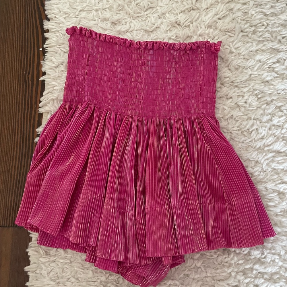 Pink queen of sparkles skort